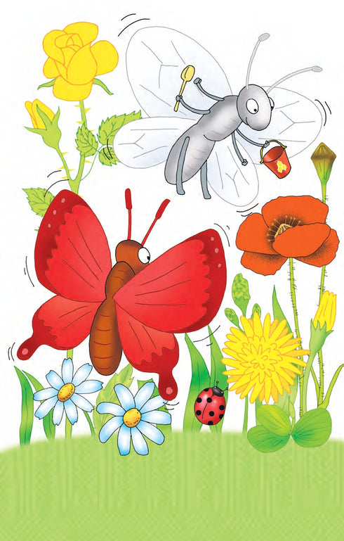 2 - Jag läser med hjälp. Tre fjärilar