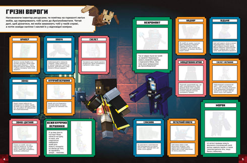 MINECRAFT Dungeons. Klistermärke bok