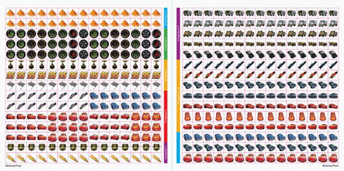 Bilar 3 Disney. Coola svängar. Labyrinter med klistermärken - 9789667497767