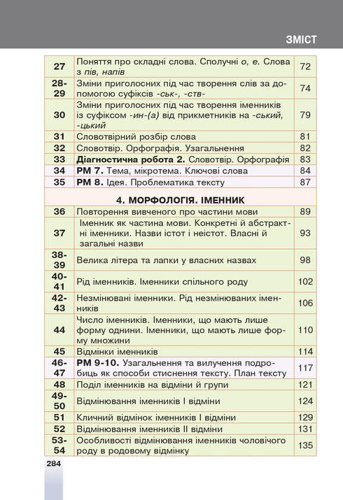 "Українська мова" підручник для 6 класу закладів загальної середньої освіти
