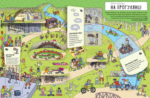 Igår och idag. Stad