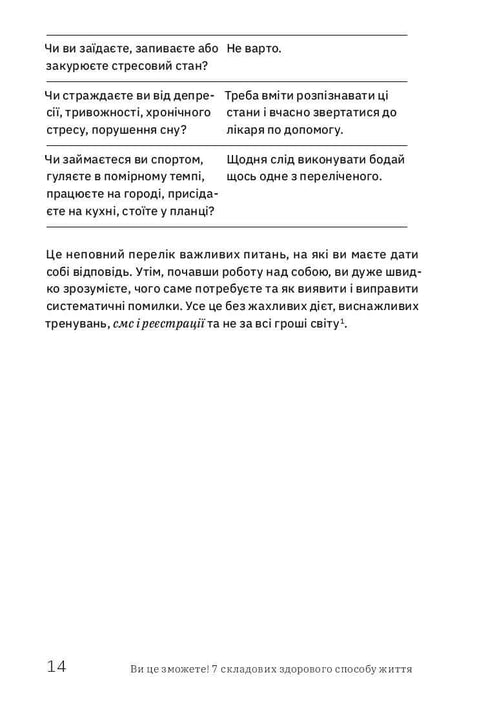 Du kan göra det! 7 komponenter i en hälsosam livsstil