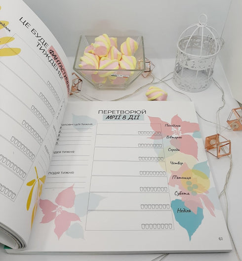 Щоденник натхнення та мотивації для жінки "Моя нова історія"