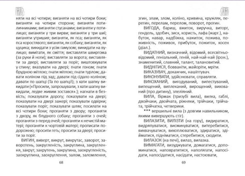 Ordbok för ukrainska synonymer