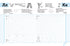 Learning to write printed letters. Blue graphic grid.