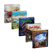 Sett: Stor illustrert utgave – Harry Potter (sett med 5 bøker) (ukrainsk utgave)